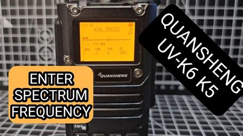 uv-k5 spectrum analyzer|uv k5 firmware mod.